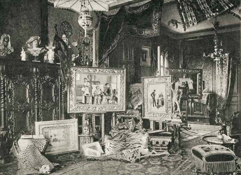 Magitay műterme 1890 k. megjelent die kunst für alle című lapban 1890